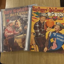 Lot Of 2 Roy Rogers Coloring Book