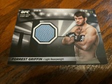 2018 Topps UFC Knockout Event-Used Fight Mat Relic Card #89/99 Forrest Griffin