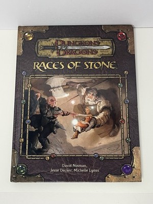 Races of Stone - Dungeons & Dragons D&D 3.5 - First Print