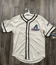 Arizona Diamondbacks Jerseys Shirt Mens M Dynasty Cooperstown Collection