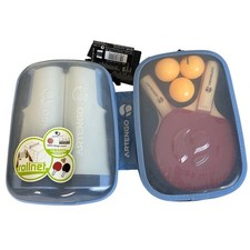 Juego de Ping Pong Artengo Top Line - Red Retráctil, 2 Palas, 3 Pelotas, Portátil