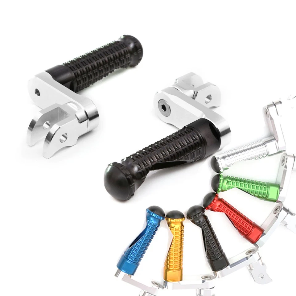 Clavijas de pie delanteras negras elevables MPRO 1,5 pulgadas para Ducati 749 999 R/S 03 04 05 06 Foto 3 de 4