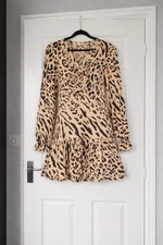 Dorothy Perkins Animal Tie Detail Dress Size 18 New With Tags