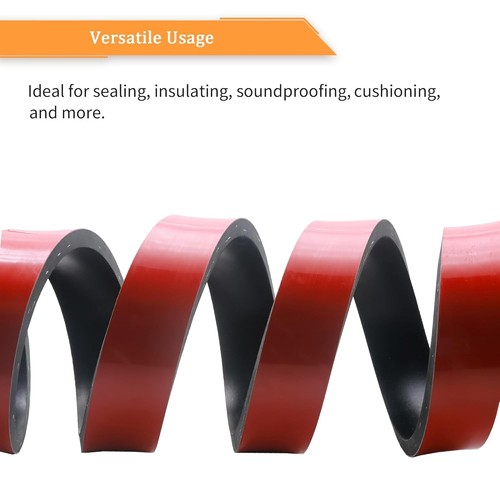 Strisce in gomma neoprene massello 3" larghe x 10' lunghe - resistenti allo strappo e all'uso versatile - Foto 4 di 8