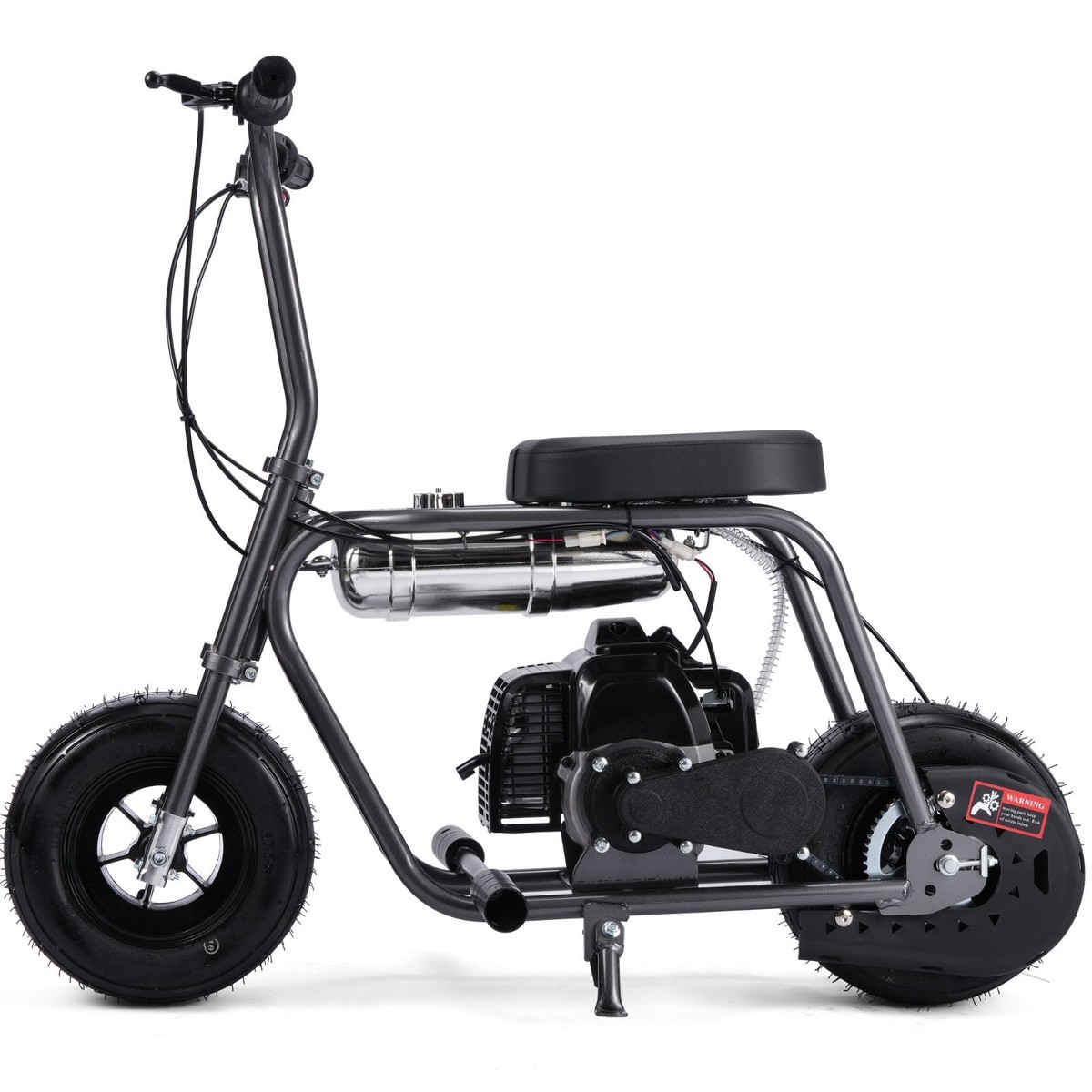 MotoTec Wild Rover 49cc 2-Stroke Kids Gas Mini Bike Grey | eBay