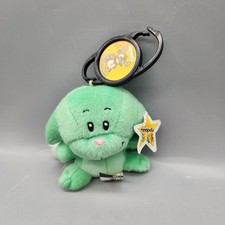 Vintage Neopets Green Gelert Plush Clip On Keychain McDonald's Happy Meal 2005