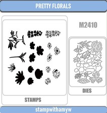 PRETTY FLORALS Metal Cutting Dies  Stamps Scrapbook DIY Greeting Card Handmade