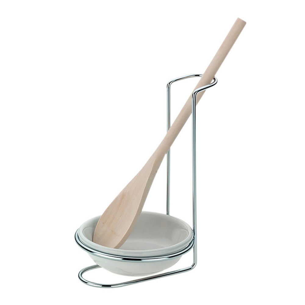 KELA - Repose-cuillère et cuillère en bois - Ustensile de cuisine - Image 2