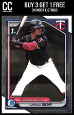 2024 Bowman #BCP-120 Carlos Silva Chrome Prospects 1st Minnesota Twins
