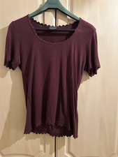 ISABEL MARANT Ladies Burgundy Blouse . Hardly worn VGC. Size 14-16