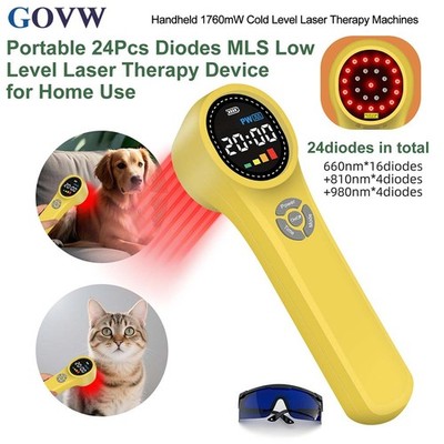 Low Level Laser Therapy 1760mW LLLT for Human Arthritis Tendinitis Pain Recovery