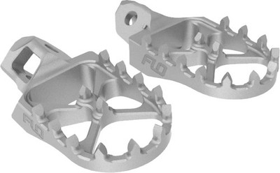 FLO MOTORSPORTS Pro Series Stainless Steel Footpegs - Stainless Steel