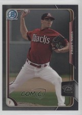 2015 Bowman Draft Chrome Asia Exclusive Black Refractor Yoan Lopez #2 5m2