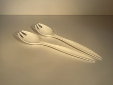 Tupperware NEU Salatbesteck Allegra 2 teilig weiß