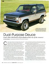 1984- 1990 Ford Bronco Ii 3 Pg Article 4wd Suv Xlt Bauer 1984- 1990 Ford Bronco Ii 3 Pg Article 4wd Suv Xlt Bauer