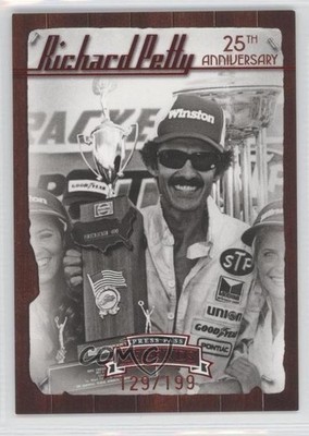 2009 Press Pass Legends 25th Anniversary Red 129/199 Richard Petty #68 HOF 0f8