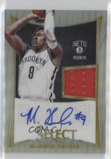 2012-13 Panini Select Silver Prizm 84/199 MarShon Brooks #258 Rookie Auto RC 2u3