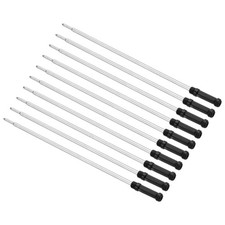 1mm Pen Ink Refills, 10 Pcs Ballpoint Refill Medium Point Metal Compatible Re...