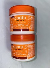 2 New Cantu Shea Butter Coconut Curling Cream 2oz Each