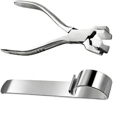 2 Pcs Metal Bracelet Bending Tool Set, 304 Stainless Steel Jewelry Making Too...