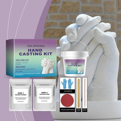 Hand Casting Couples Sculpture Molds Kit Romantic DIY Art Statue Craft Set Daily
