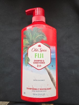 Old Spice Fiji Men's 2-in-1 Shampoo and Conditioner 21.9 Oz