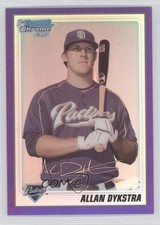 2010 Bowman Chrome Prospects Purple Refractor 933/999 Allan Dykstra #BCP44 0o9