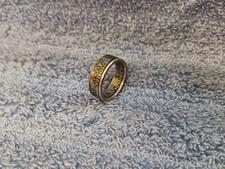 Florida Handcrafted Washington Quarters coin ring, size 7 2004