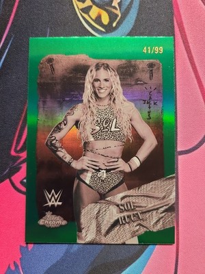 2025 Topps Chrome WWE Cactus Jack SOL RUCA #RDR-46 Rodeo Rebels Green /99  