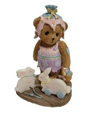 CHERISHED TEDDIES MYRTLE, 4030793, EASTER EGG STONE RESIN TEDDY BEAR FIGURINE