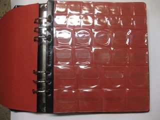 Münzen Album mit 7 Seiten (Auflistung unten)