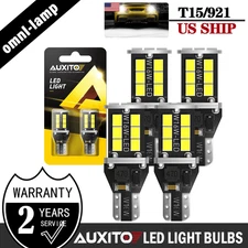 4X AUXITO 921 912 T15 W16W High Power LED 6000K Backup Reverse Light Bulb CANBUS