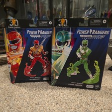 NEW 2023 Power Rangers Lightning Collection  Remastered  - Green and Red Ranger
