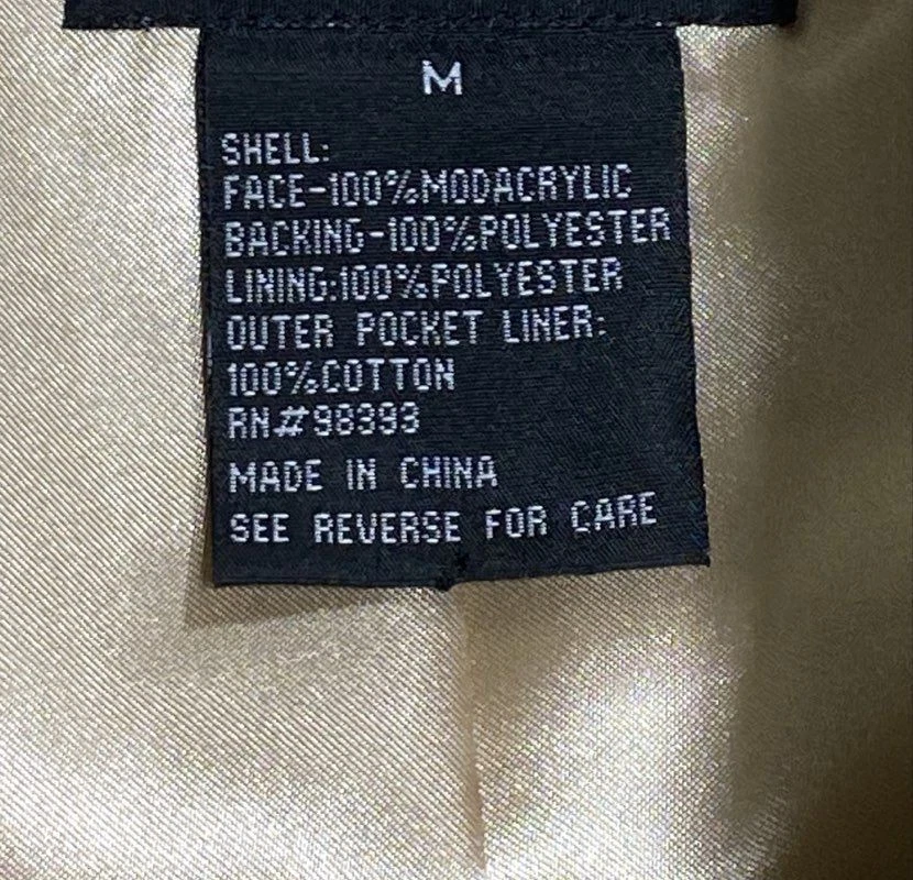 Abrigo de Colección Y2K Dennis Basso Beige Piel Sintética Chal Cuello Para Mujer M Foto 4 de 4