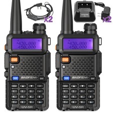 Baofeng UV-5R Radio Ham Radio Handheld UV5R Long Range Dual Band Rechargeable...