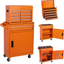 Tool Chest,5 Drawer Rolling Tool Storage Cabinet w/Detachable Top Tool Box,Line