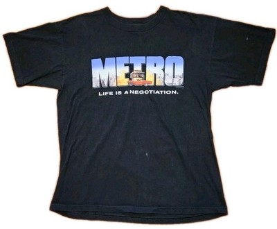 METRO Movie Promo Touchstone Pictures T Shirt Men s XL Vintage EDDIE MURPHY 90's