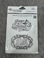 Heartfelt Creations A Prayer for the Day PreCut Stamps HCPC 3576 Scripture USA