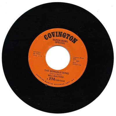 Bill Walters & L&M Band: ''The Bengals Song'' - Cinci Bengals - VG '82 - plays NM!