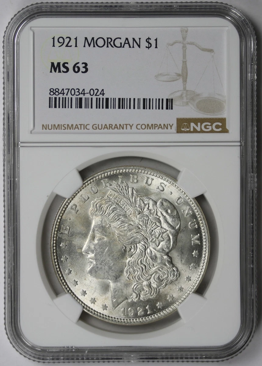 Uncirculated 1921 Year Morgan US Dollars (1878-1921) for sale | eBay