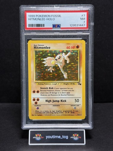 Hitmonlee (Unlimited) graded PSA 7 for sale on eBay