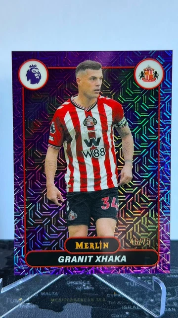 2025-26 TOPPS Merlin Premier League Granit Xhaka /75 Sunderland