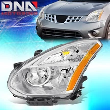 For 2009-2010 Nissan Rogue Chrome Housing Amber Corner Headlight Driver Left
