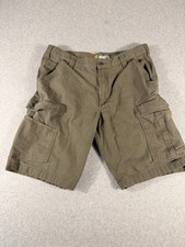 Carhartt Relaxed Fit Cargo Shorts Men s Size 36 Olive Green Work Utility Cotton