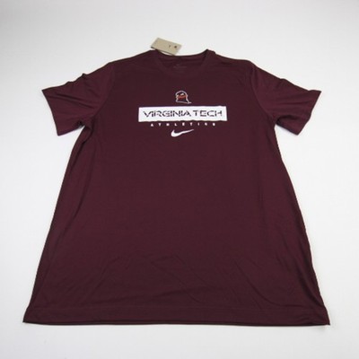  Virginia Tech Hokies Nike Short Sleeve Shirt Men's Maroon New with Tags XL