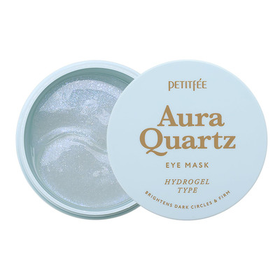 Aura Quartz Hydrogel Eye Mask Blue 60 Pcs (30 Pairs) - Eye Patch for Dark Circle