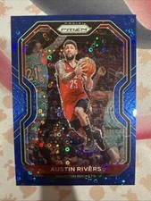 2020-21  Prizm Austin Rivers /175 SSP Blue Disco Fast Break #182 Rockets