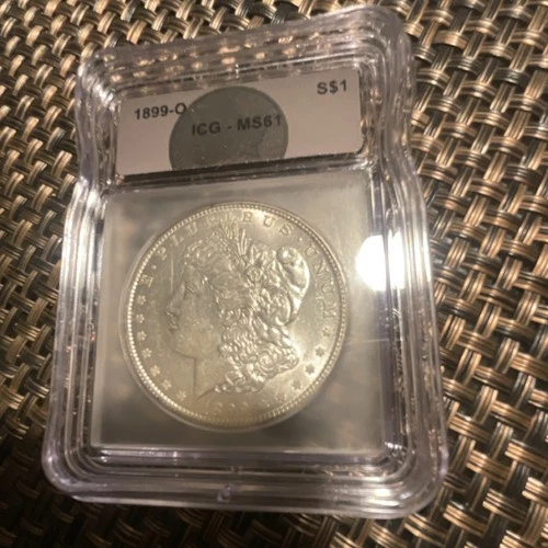 1899 O Morgan Dollar New Orleans ICG MS61 $1 90% Silver Business Strike