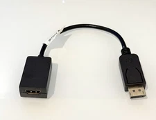 New Genuine Dell DisplayPort Male to HDMI Female Adapter Cable P/N Y4D5R