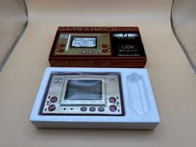Nintendo Game & Watch LION LN-08 Gold Series NMIB 1981 Near Mint In Box